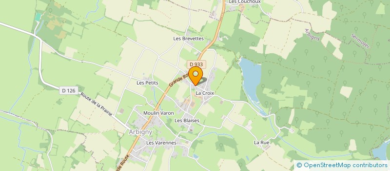 localisation de l'entreprise MONSIEUR ROMAIN PROST  MACON