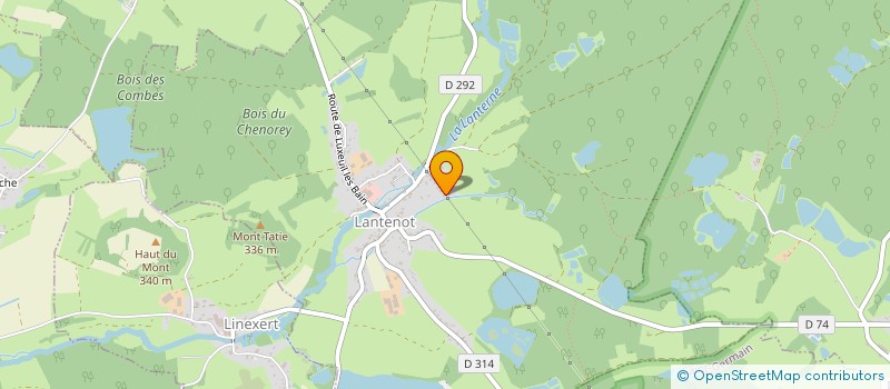 localisation de l'entreprise MONSIEUR ROMAIN PROUVEZ  LANTENOT