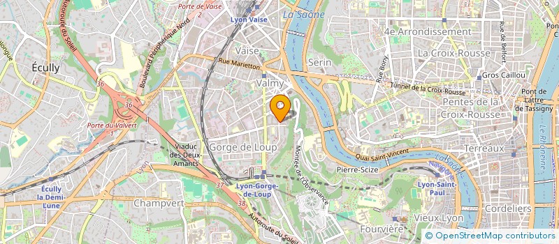 localisation de l'entreprise MONSIEUR ROMAIN PRUNAULT  LYON