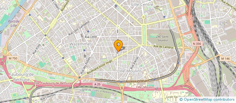 localisation de l'entreprise MONSIEUR ROMAIN PRUVOST  LILLE