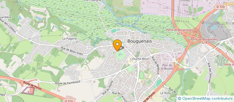 localisation de l'entreprise MONSIEUR ROMAIN PRUVOST à BOUGUENAIS