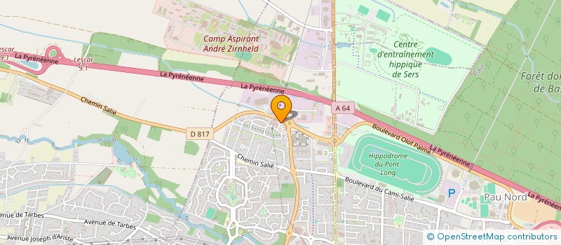 localisation de l'entreprise MONSIEUR ROMAIN PUCHEU à LESCAR