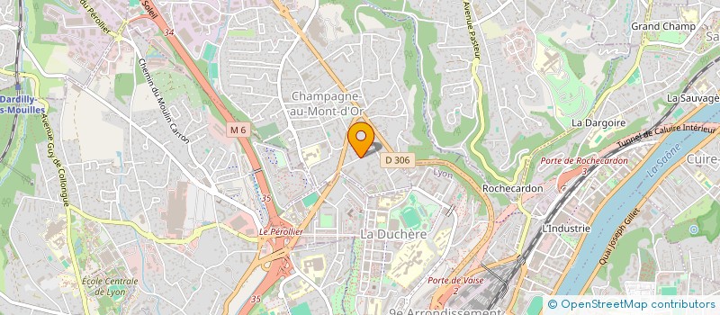 localisation de l'entreprise MONSIEUR ROMAIN PUILLET  CHAMPAGNE-AU-MONT-D OR