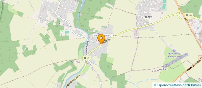 localisation de l'entreprise MONSIEUR ROMAIN PUIZILLOUT  SAINT-SAUVEUR-SUR-ECOLE