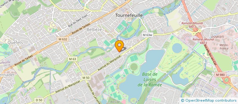 localisation de l'entreprise MONSIEUR ROMAIN PUJOL à TOURNEFEUILLE