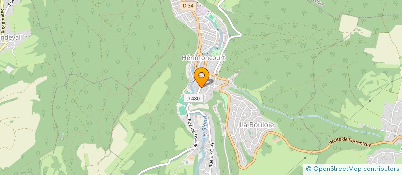 localisation de l'entreprise MONSIEUR ROMAIN RACINE  HERIMONCOURT