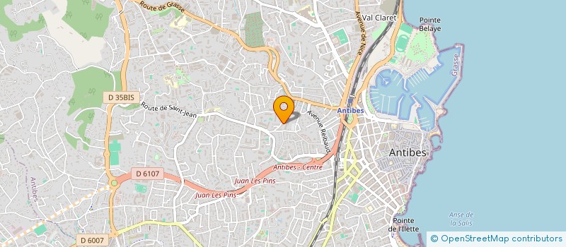 localisation de l'entreprise MONSIEUR ROMAIN RACIOPPI  ANTIBES
