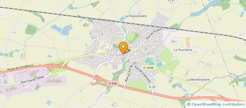 localisation de l'entreprise MONSIEUR ROMAIN RAFFIN à LA CHAIZE-LE-VICOMTE