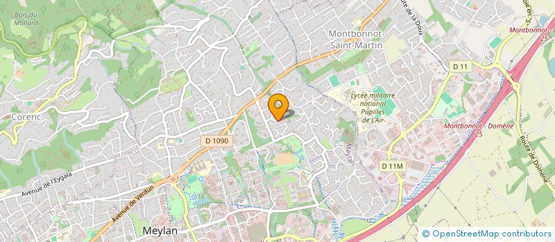 localisation de l'entreprise MONSIEUR ROMAIN RAMBEAUD  MEYLAN