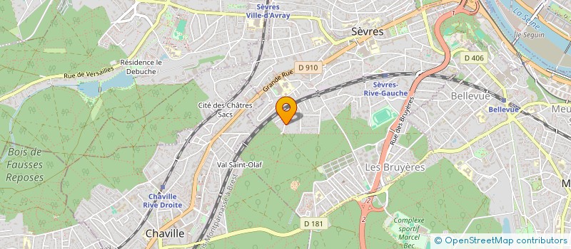 localisation de l'entreprise MONSIEUR ROMAIN RANINI à SEVRES