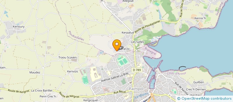 localisation de l'entreprise MONSIEUR ROMAIN RAPIN  PLOUBAZLANEC