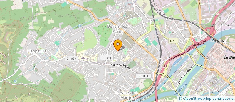 localisation de l'entreprise MONSIEUR ROMAIN RAVENEL  METZ