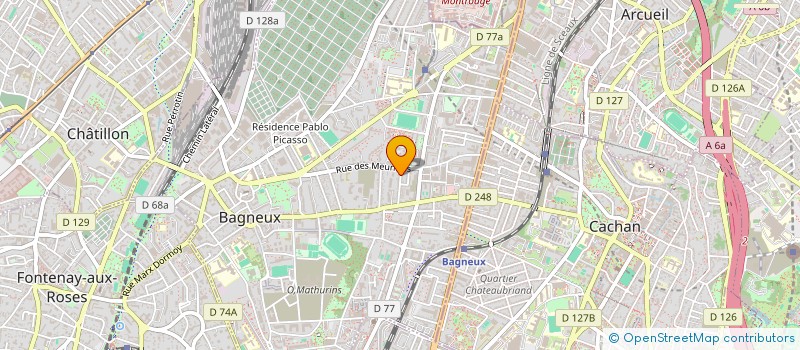 localisation de l'entreprise MONSIEUR ROMAIN REDON à BAGNEUX