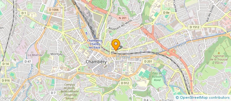 localisation de l'entreprise MONSIEUR ROMAIN REDON  CHAMBERY