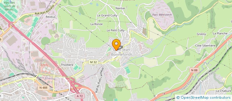 localisation de l'entreprise MONSIEUR ROMAIN REDON  SAINT-JEAN-BONNEFONDS