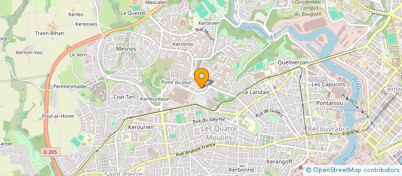 localisation de l'entreprise MONSIEUR ROMAIN REFFLE à BREST