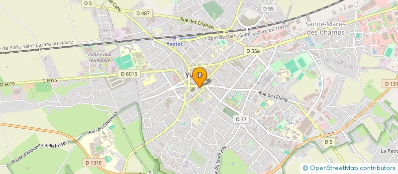 localisation de l'entreprise MONSIEUR ROMAIN REGNIER à YVETOT