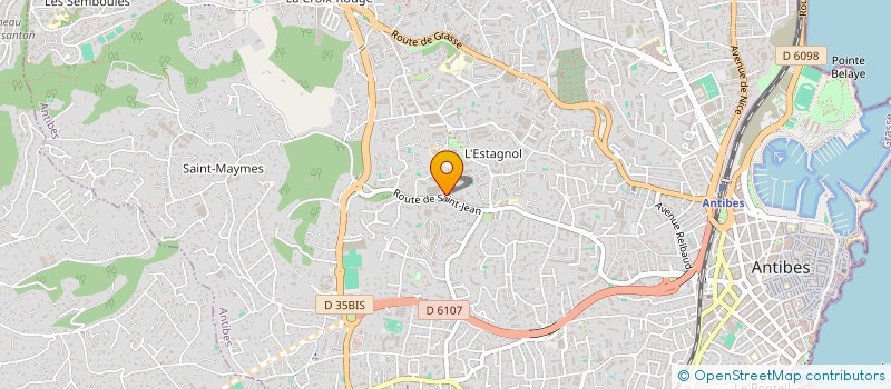 localisation de l'entreprise MONSIEUR ROMAIN RELEVAT  ANTIBES