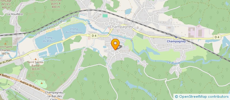 localisation de l'entreprise MONSIEUR ROMAIN REMERY  CHAMPAGNEY