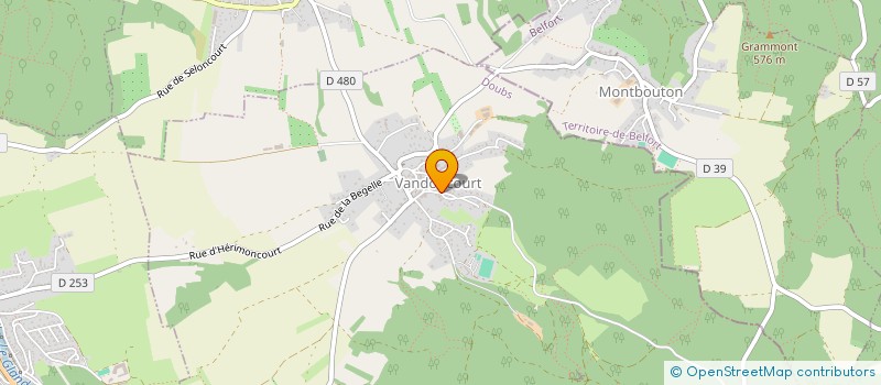 localisation de l'entreprise MONSIEUR ROMAIN REMOND  VANDONCOURT