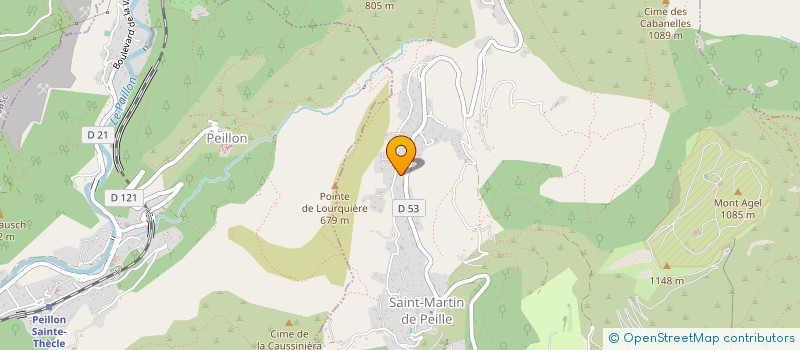 localisation de l'entreprise MONSIEUR ROMAIN RENALDO  PEILLE