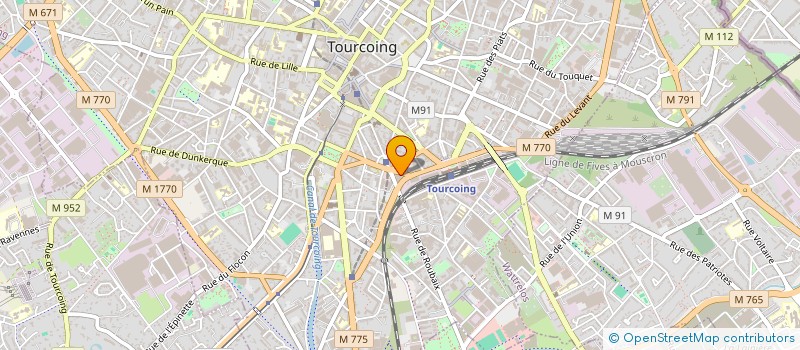 localisation de l'entreprise MONSIEUR ROMAIN RENARD  TOURCOING