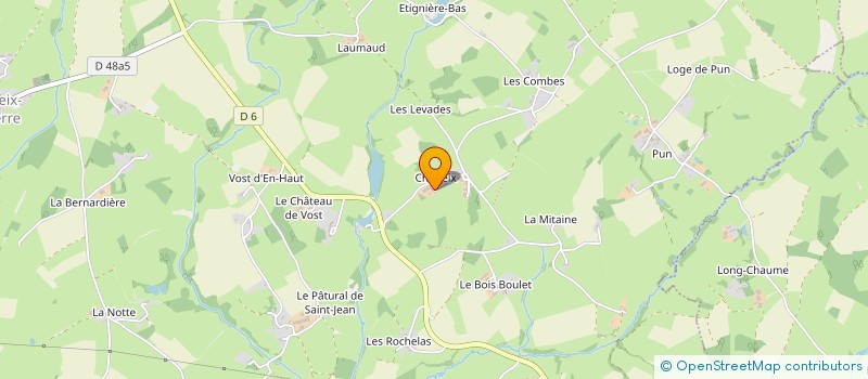 localisation de l'entreprise MONSIEUR ROMAIN RENAUD à LOURDOUEIX-SAINT-PIERRE