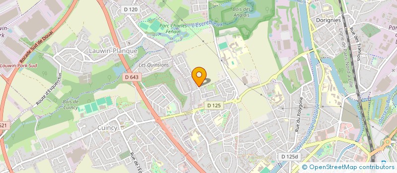 localisation de l'entreprise MONSIEUR ROMAIN RENAUD  DOUAI