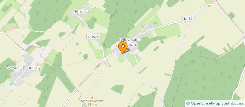 localisation de l'entreprise MONSIEUR ROMAIN RENAUD  BELLOY-SAINT-LEONARD