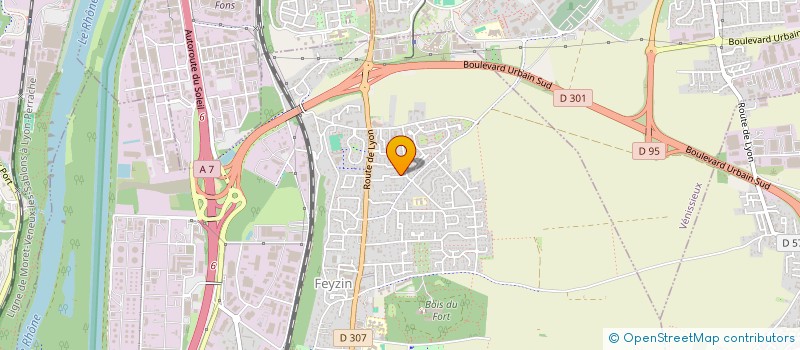 localisation de l'entreprise MONSIEUR ROMAIN-RENAUD SEGURA  FEYZIN