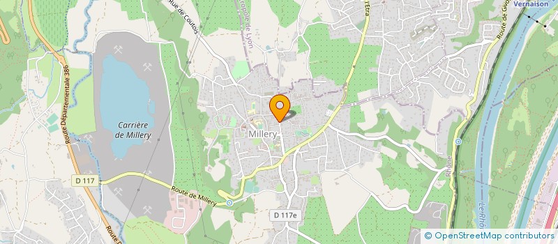 localisation de l'entreprise MONSIEUR ROMAIN RENNA  MILLERY