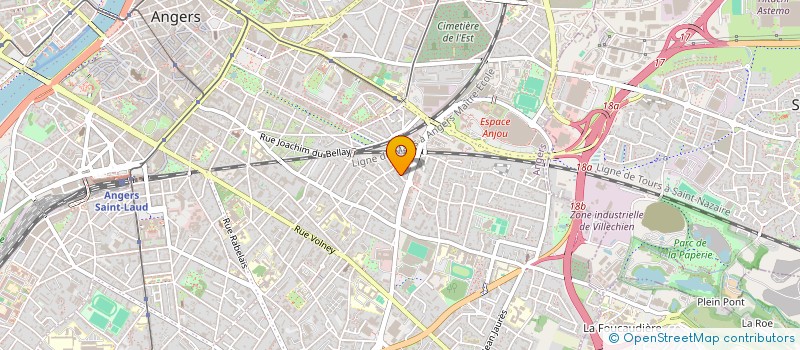 localisation de l'entreprise MONSIEUR ROMAIN RENNE à ANGERS