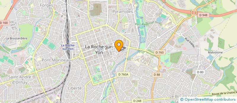 localisation de l'entreprise MONSIEUR ROMAIN RENOU à LA ROCHE-SUR-YON