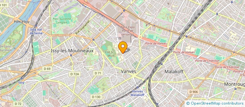 localisation de l'entreprise MONSIEUR ROMAIN RENOUVIN  VANVES