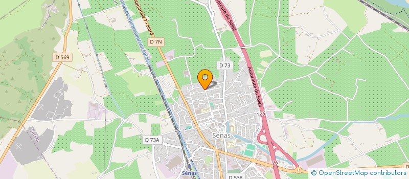 localisation de l'entreprise MONSIEUR ROMAIN RIBAUD  SENAS