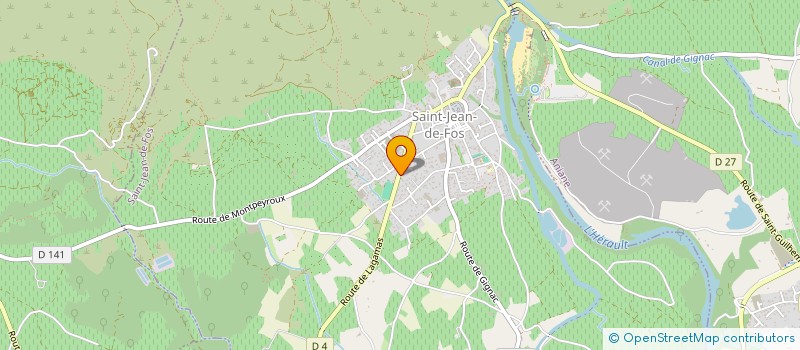 localisation de l'entreprise MONSIEUR ROMAIN RIBOU  SAINT-JEAN-DE-FOS