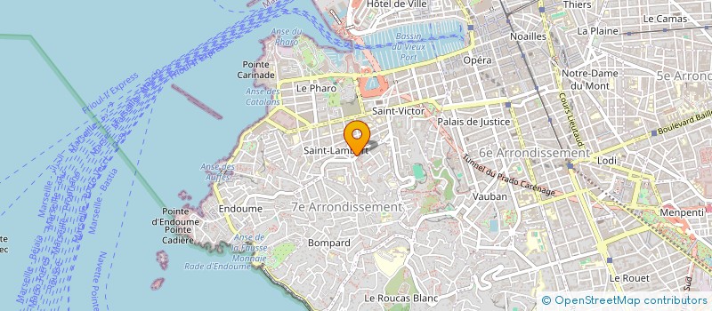 localisation de l'entreprise MONSIEUR ROMAIN RICHARD à MARSEILLE