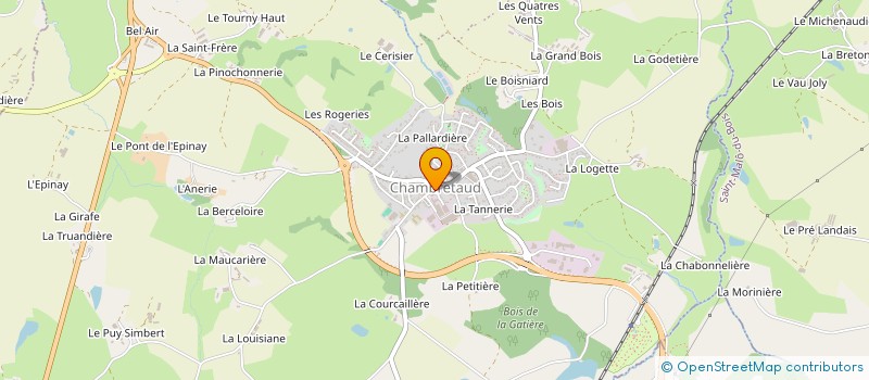 localisation de l'entreprise MONSIEUR ROMAIN RICHARD  SAINT-PAUL-EN-PAREDS