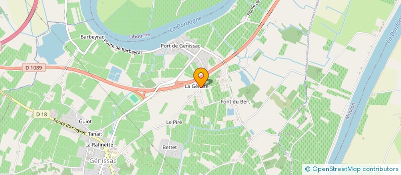 localisation de l'entreprise MONSIEUR ROMAIN RICO  GENISSAC