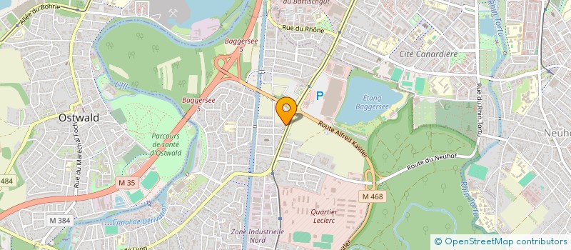 localisation de l'entreprise MONSIEUR ROMAIN RIGHINI  ILLKIRCH-GRAFFENSTADEN