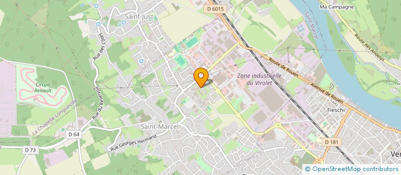 localisation de l'entreprise MONSIEUR ROMAIN RION  SAINT-MARCEL