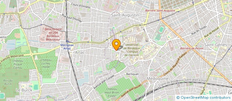 localisation de l'entreprise MONSIEUR ROMAIN RIOU  BORDEAUX