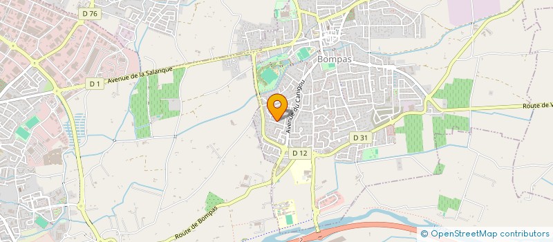 localisation de l'entreprise MONSIEUR ROMAIN RIVERO  BOMPAS