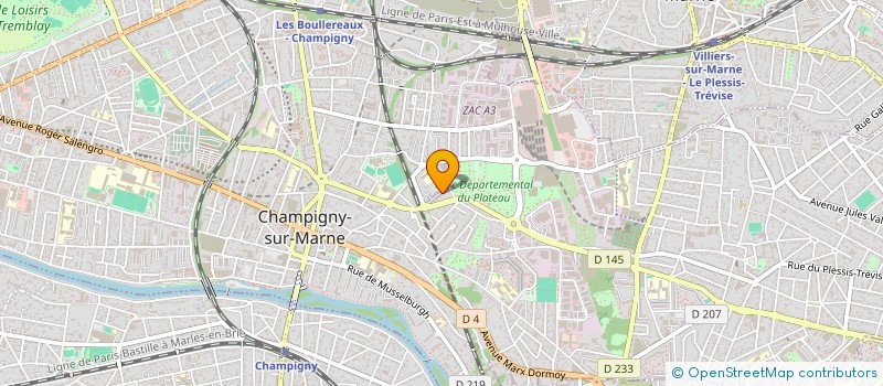 localisation de l'entreprise MONSIEUR ROMAIN RIVI à CHAMPIGNY-SUR-MARNE