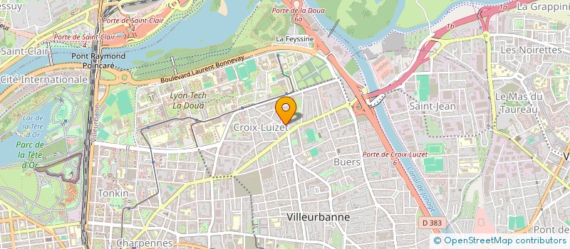 localisation de l'entreprise MONSIEUR ROMAIN ROBERT  VILLEURBANNE