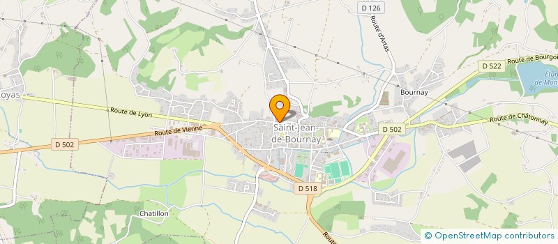 localisation de l'entreprise MONSIEUR ROMAIN ROBERT  SAINT-JEAN-DE-BOURNAY