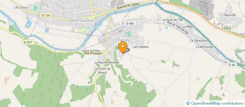 localisation de l'entreprise MONSIEUR ROMAIN ROBIN à THENAY