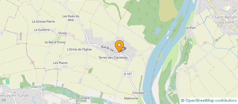 localisation de l'entreprise MONSIEUR ROMAIN ROBINEAU à GUILLY