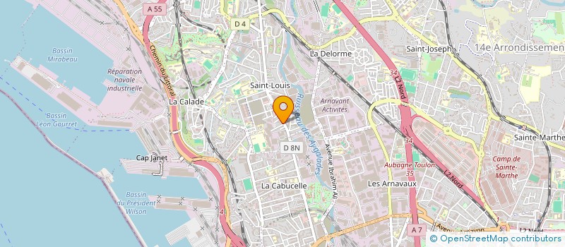 localisation de l'entreprise MONSIEUR ROMAIN ROCCA à MARSEILLE