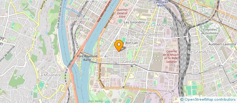 localisation de l'entreprise MONSIEUR ROMAIN ROCHAS  LYON